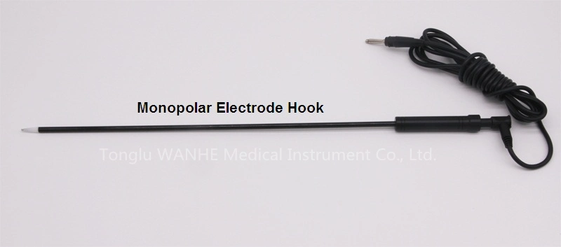 Surgical Laparoscopic Medical Equipment Monopolar Electrode Hook