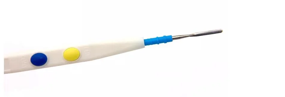 Disposable Button Control Electrosurgical Pencil Diathermy Pencil Non-Stick Tip